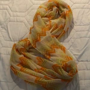 Chevron infinity scarf